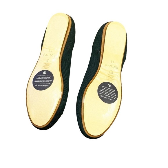 Rothy's The Loafer Flat Slip-On Merino Wool Winter Green Size W6.5 NWOB - Picture 7 of 8